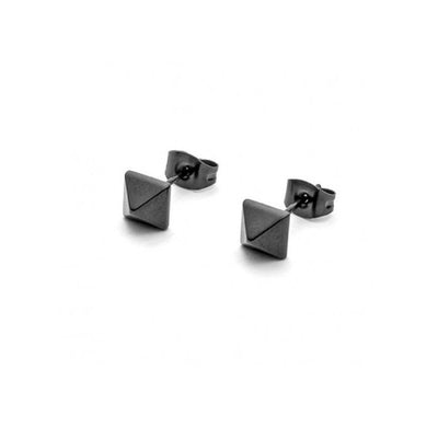 Boucles d'oreilles homme 4US Cesare Paciotti bijou unisexe 4UOR5673 en acier noir
