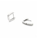 Orecchini 4US Cesare Paciotti gioiello unisex 4UOR5674 a cerchio in acciaio