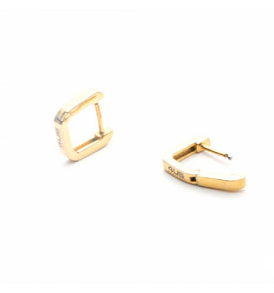 Boucles d'oreilles 4US Cesare Paciotti, bijou unisexe 4UOR5675, créoles en acier doré
