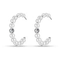 orecchini a cerchio donna Luca Barra OK1302