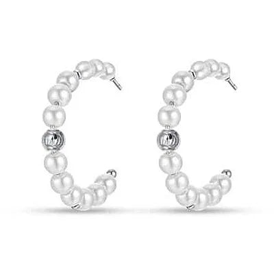 orecchini a cerchio donna Luca Barra OK1302