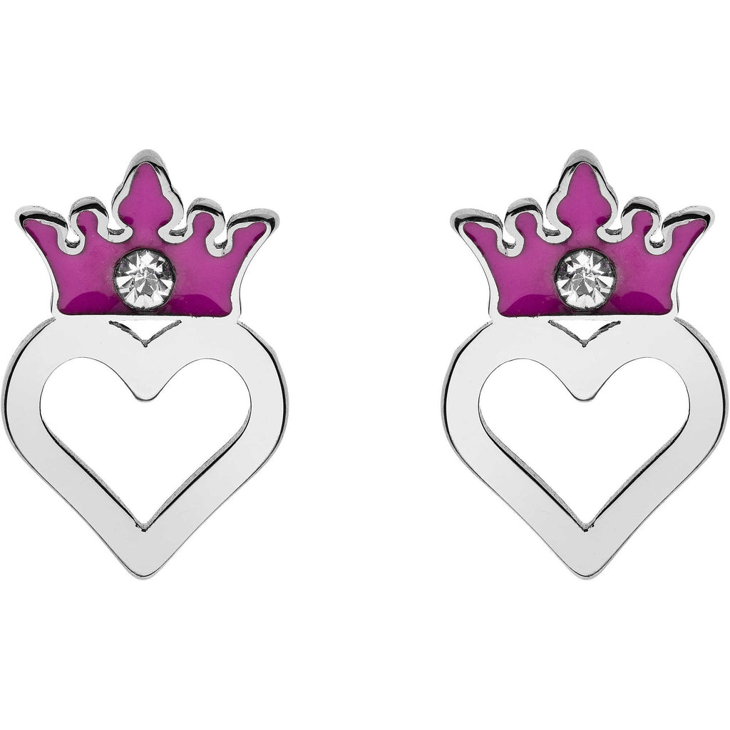 Orecchini bambina cuore Disney Princess acciaio e600187rwl.cj