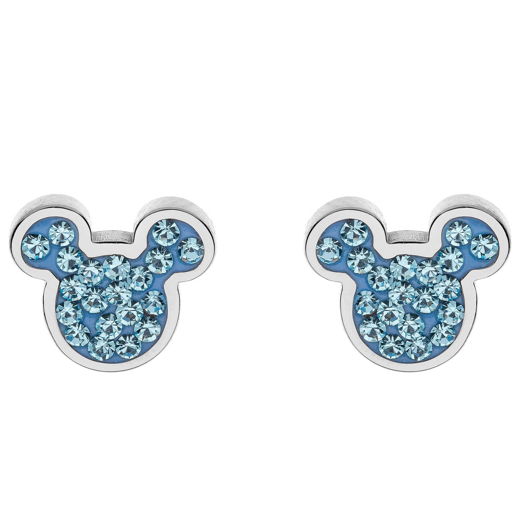 Orecchini bambina gioielli Disney Mickey and Minnie e600178rql-b-cj in acciaio