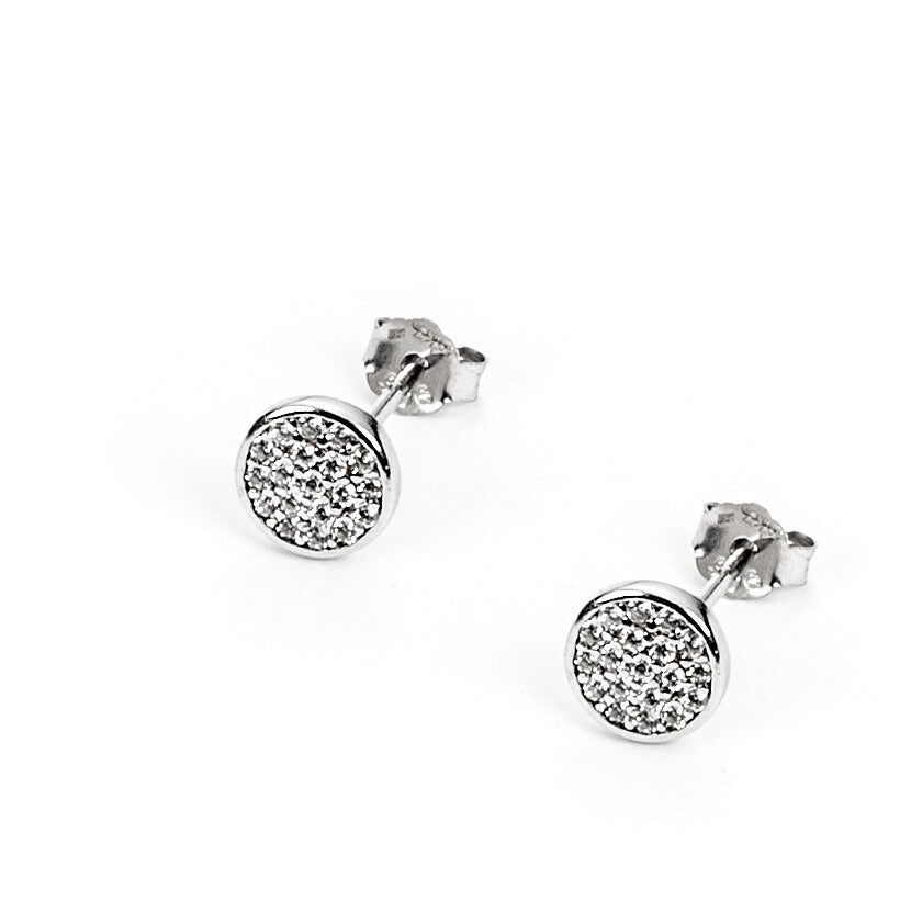 Orecchini donna in argento con zirconi gioielli 4US Cesare Paciotti 4uor5436w