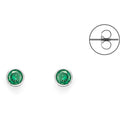 Orecchini donna in argento con zirconi verdi gioielli 4US Cesare Paciotti 4uor5788w