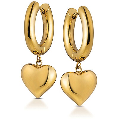 Orecchini donna pendenti a cuore gioielli Ops Objects Chunky Love OPSOR-776