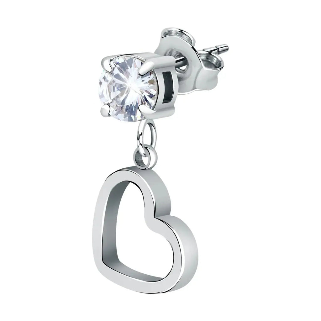Damen-Einzeltohrring La petite story Herzanhänger lps02aqm58