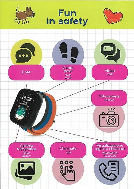 Orologio Smartwatch bambino smarty 2.0 SW100A