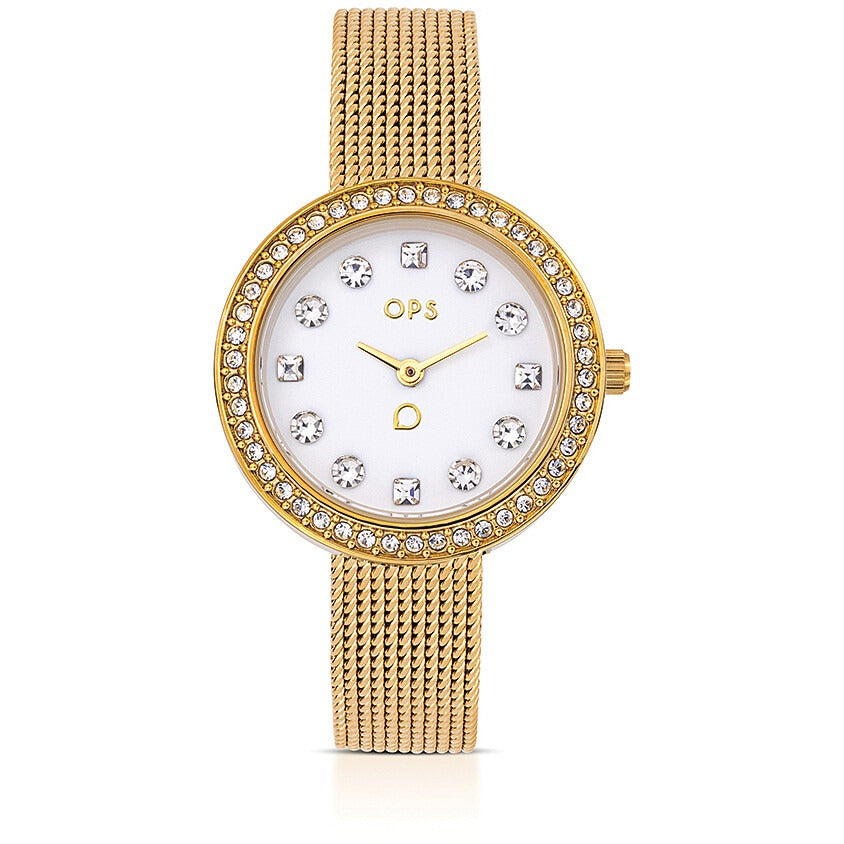 Orologio accessorio donna in acciaio dorato Ops Objects Fine opspw-971