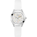 Orologio al quarzo Guess donna gw0381l1 collezione Pearl cinturino bianco