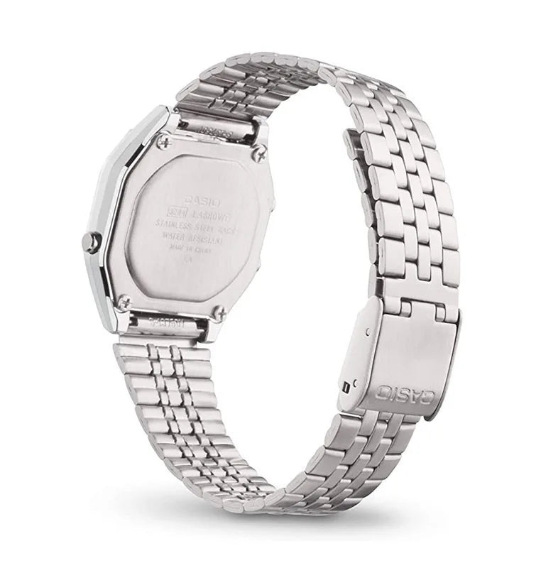 Orologio donna Casio digitale con quadrante silver LA680WA-7DF