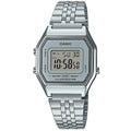 Orologio donna Casio digitale con quadrante silver LA680WA-7DF