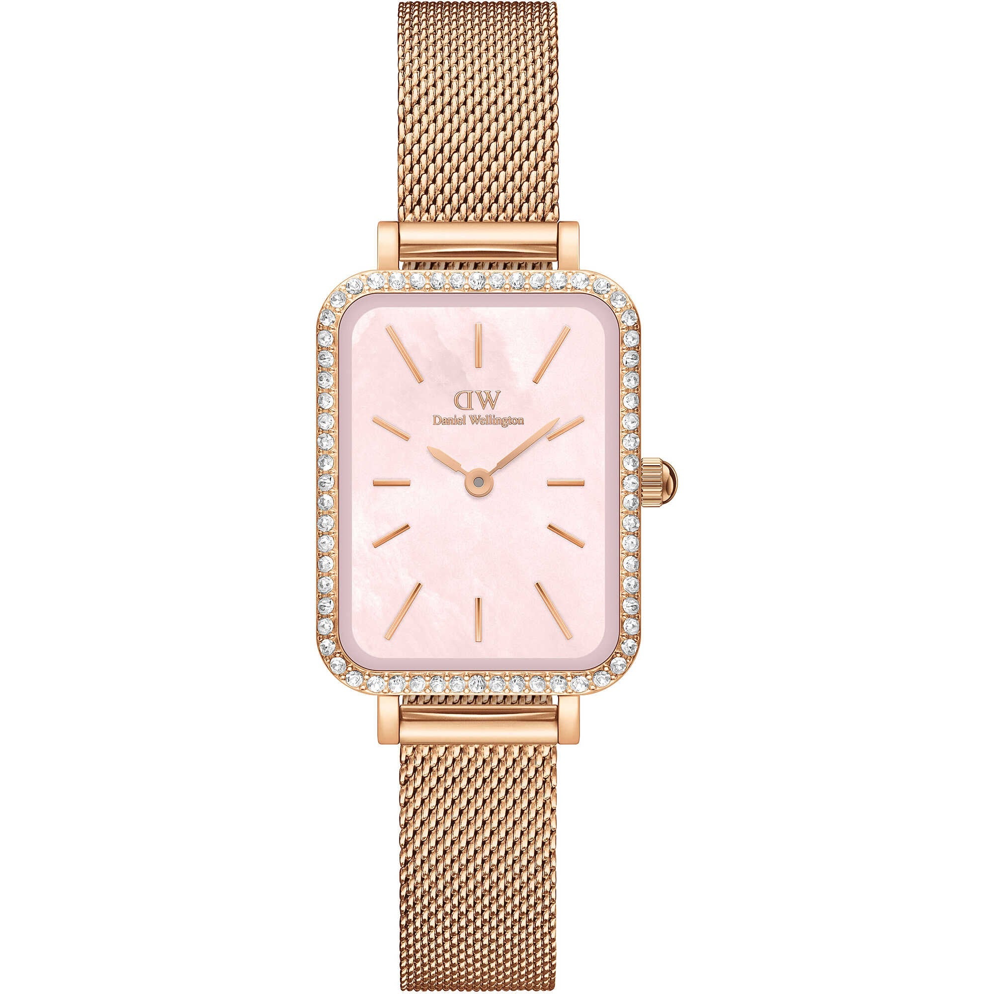 Orologio cronografo donna Daniel Wellington Quadro DW00100669 colore rosato