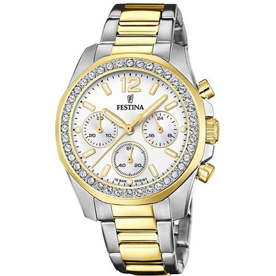 Festina Damenuhr Chronograph Boyfriend F20607/1