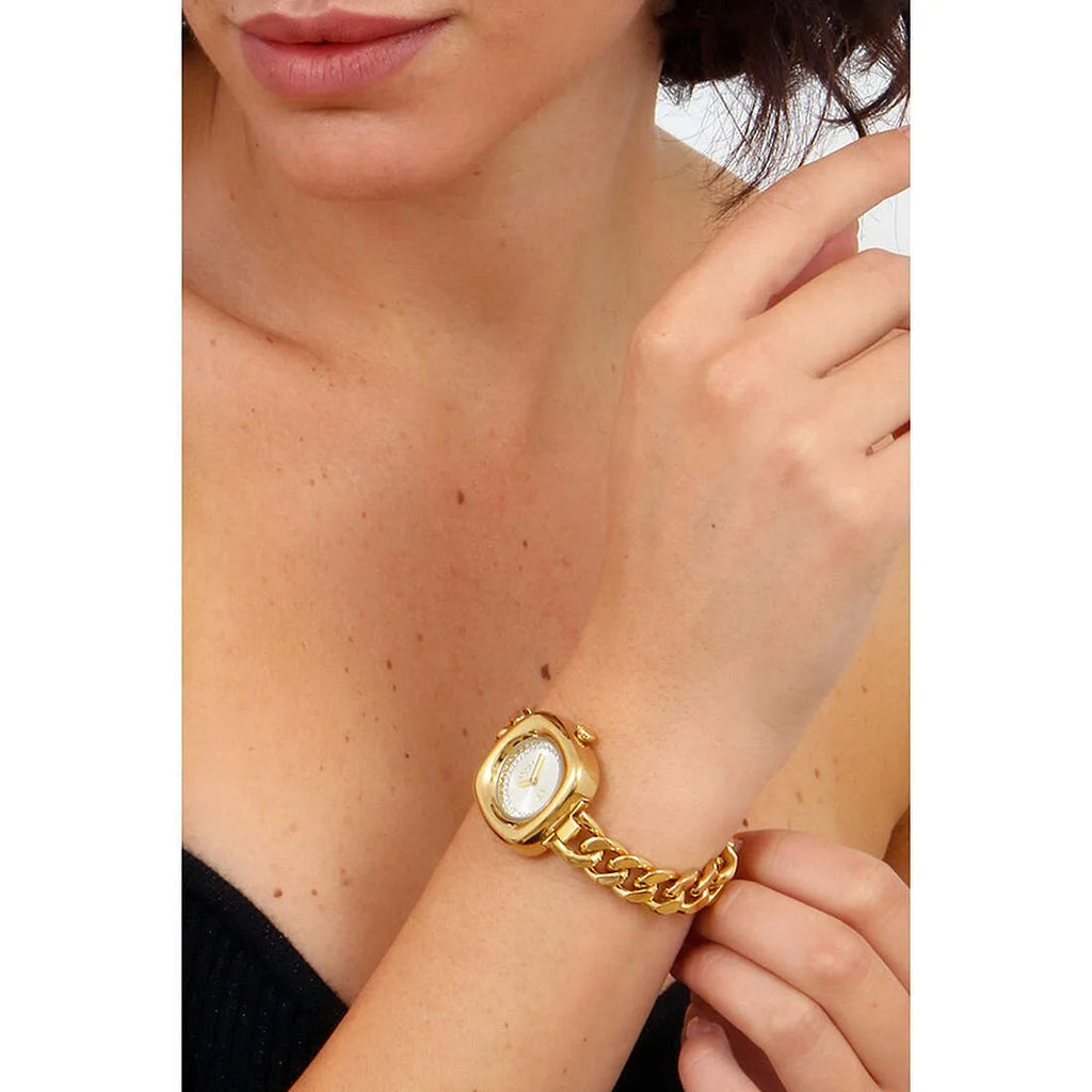 Orologio solo tempo donna Ops Objects Curvy in acciaio dorato opspw-1069