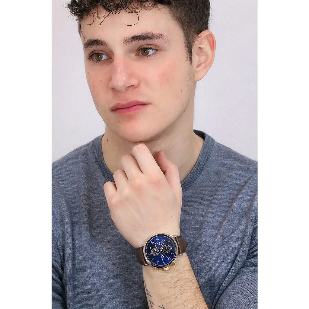 Orologio multifunzione uomo Chronostar Dandy cinturino in pelle