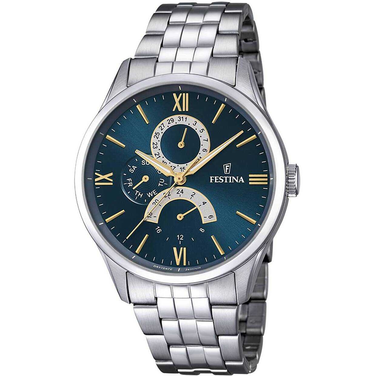 Orologio uomo Festina blu e cronografo f16822/a