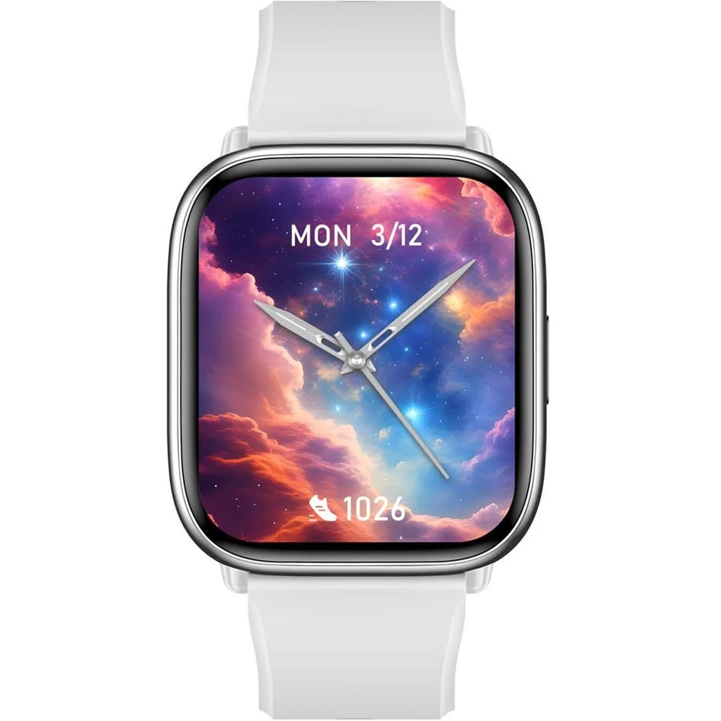 Orologio smartwatch unisex in gomma bianco Smarty 2.0 SW081B