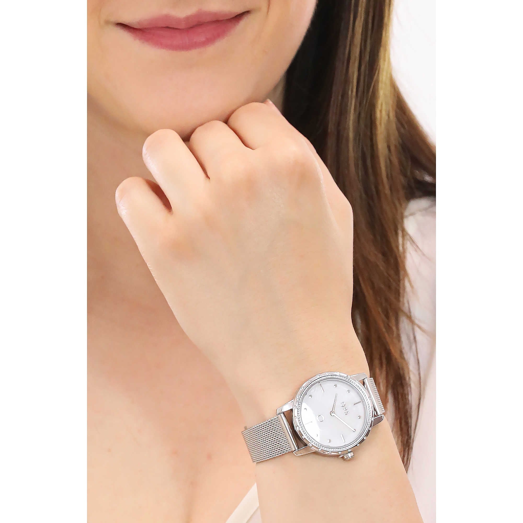Orologio solo tempo donna in acciaio e maglia milano Ops Objects OPSPW-847