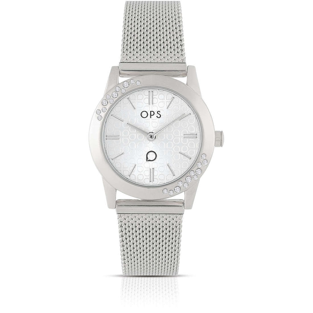 Ops Objects Opspw-851 Damenuhr Milanese-Armband Edelstahl