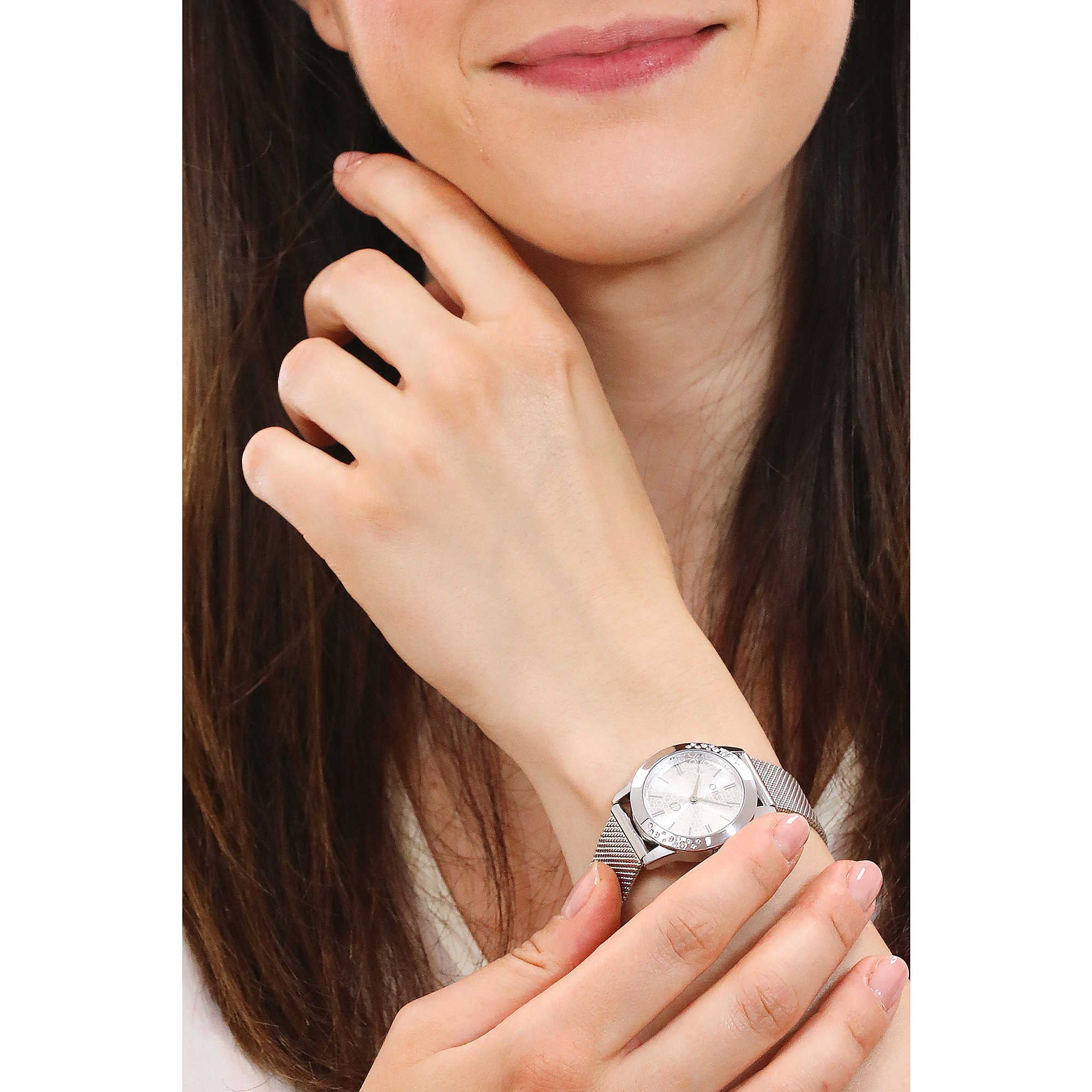 Ops Objects Opspw-851 Damenuhr Milanese-Armband Edelstahl