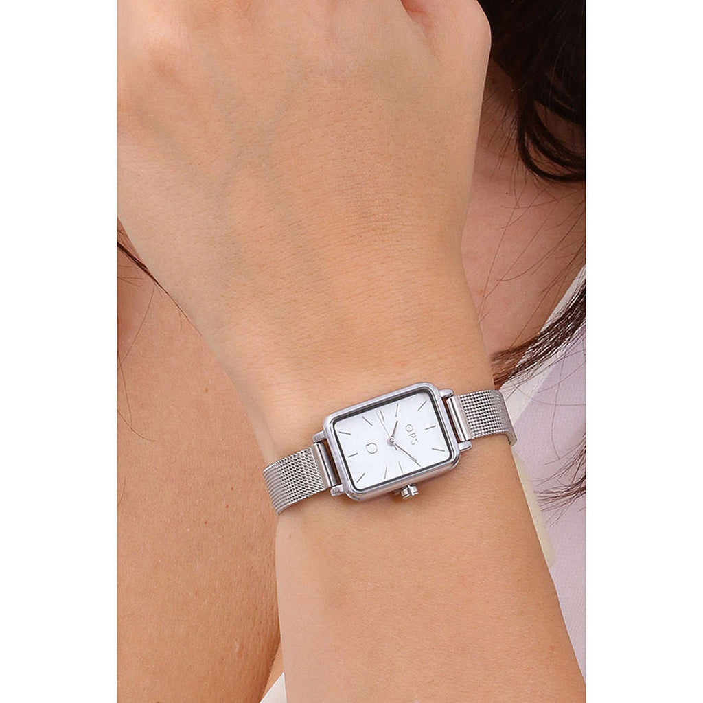 Orologio solo tempo donna in acciaio Ops Objects Shape opspw-913