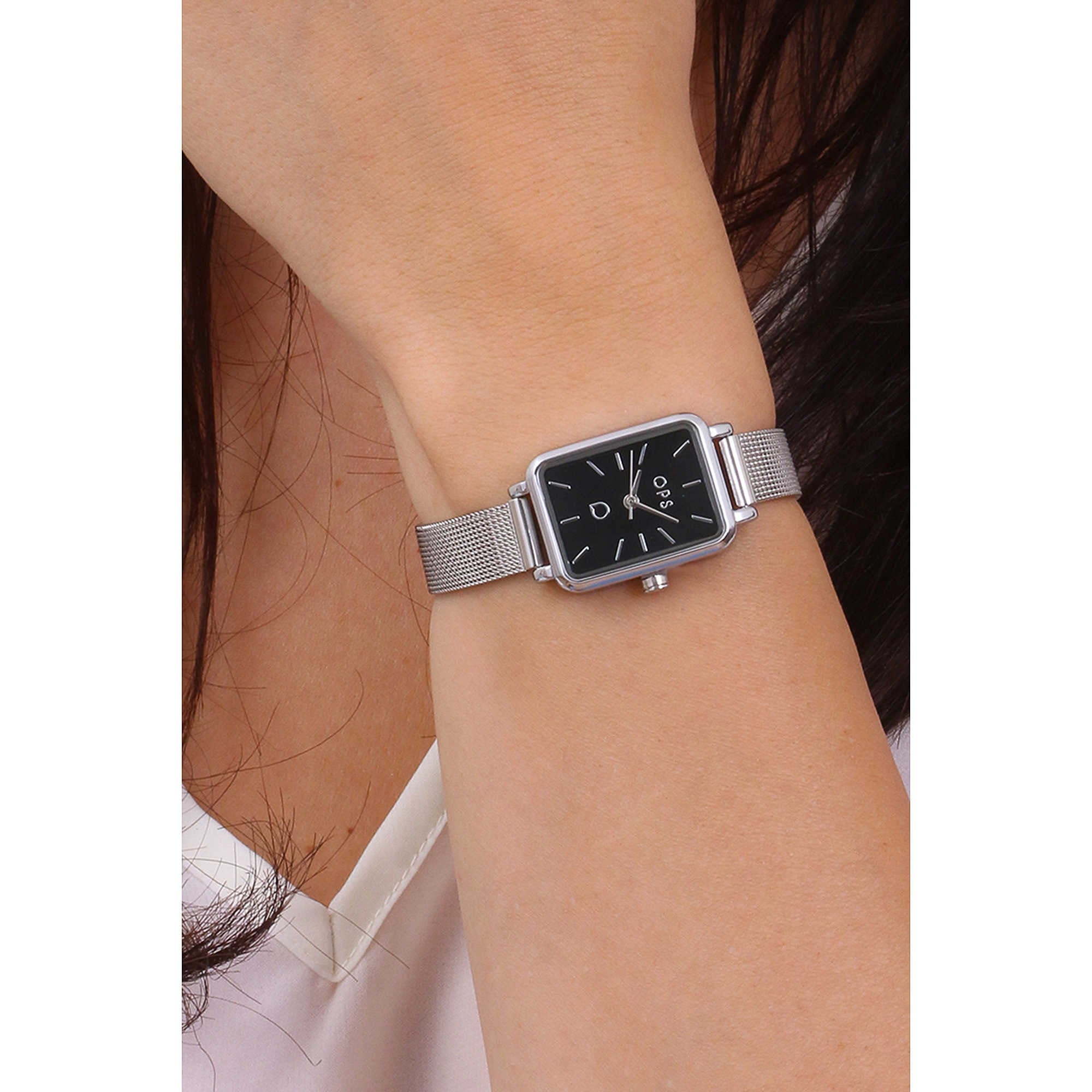 Orologio solo tempo donna in acciaio Ops Objects Shape OPSPW-914