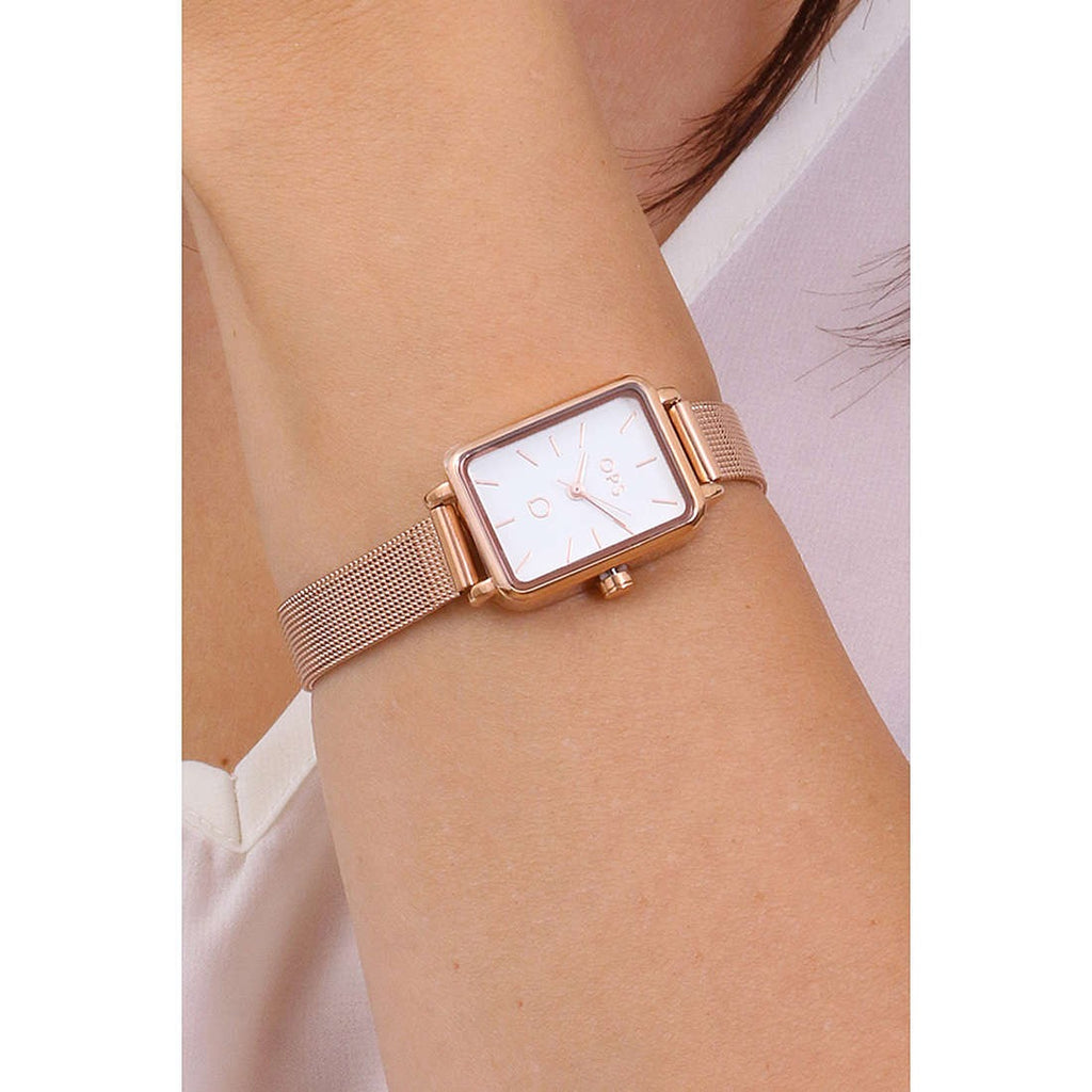 Orologio solo tempo donna in acciaio dorato Ops Objects Shape opspw-916