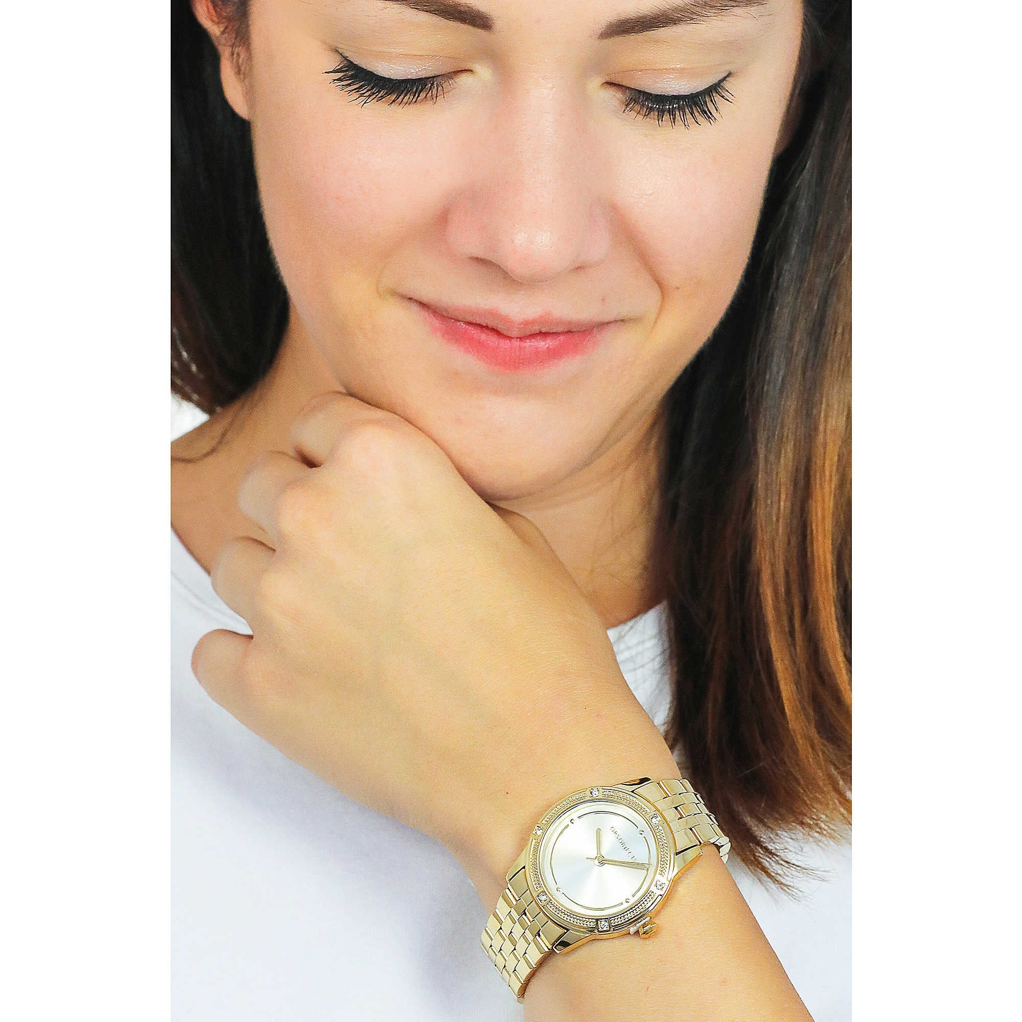 Orologio solo tempo donna Ops Objects Brave Heart opspw-830 in acciaio dorato