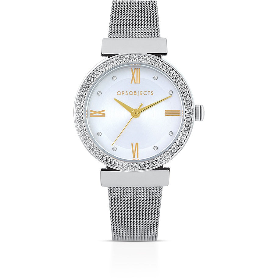 Orologio solo tempo in acciaio donna Ops Objects Golden Line opspw-836