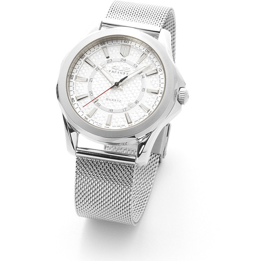 Herrenuhr 4US Cesare Paciotti t4ls349 aus Edelstahl mit drei Zeigern