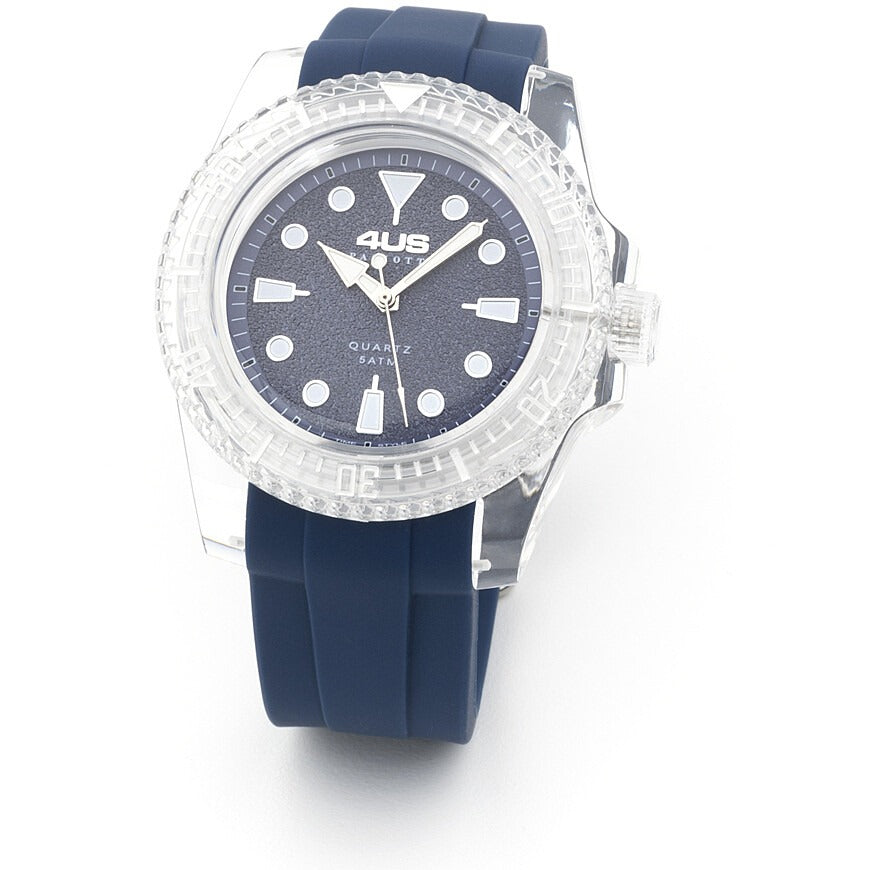 Orologio solo tempo uomo Cesare Paciotti t4st368 con cinturino in silicone blu