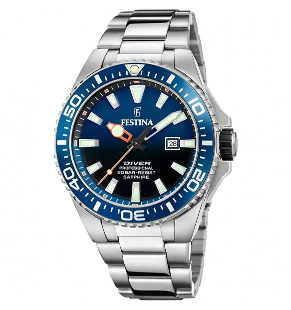 Orologio uomo Festina Diver con quadrante blu F20663/1