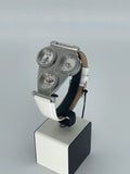 Orologio uomo solo tempo con 3 quadranti per fuso orario Roma - New York - Hong Kong
