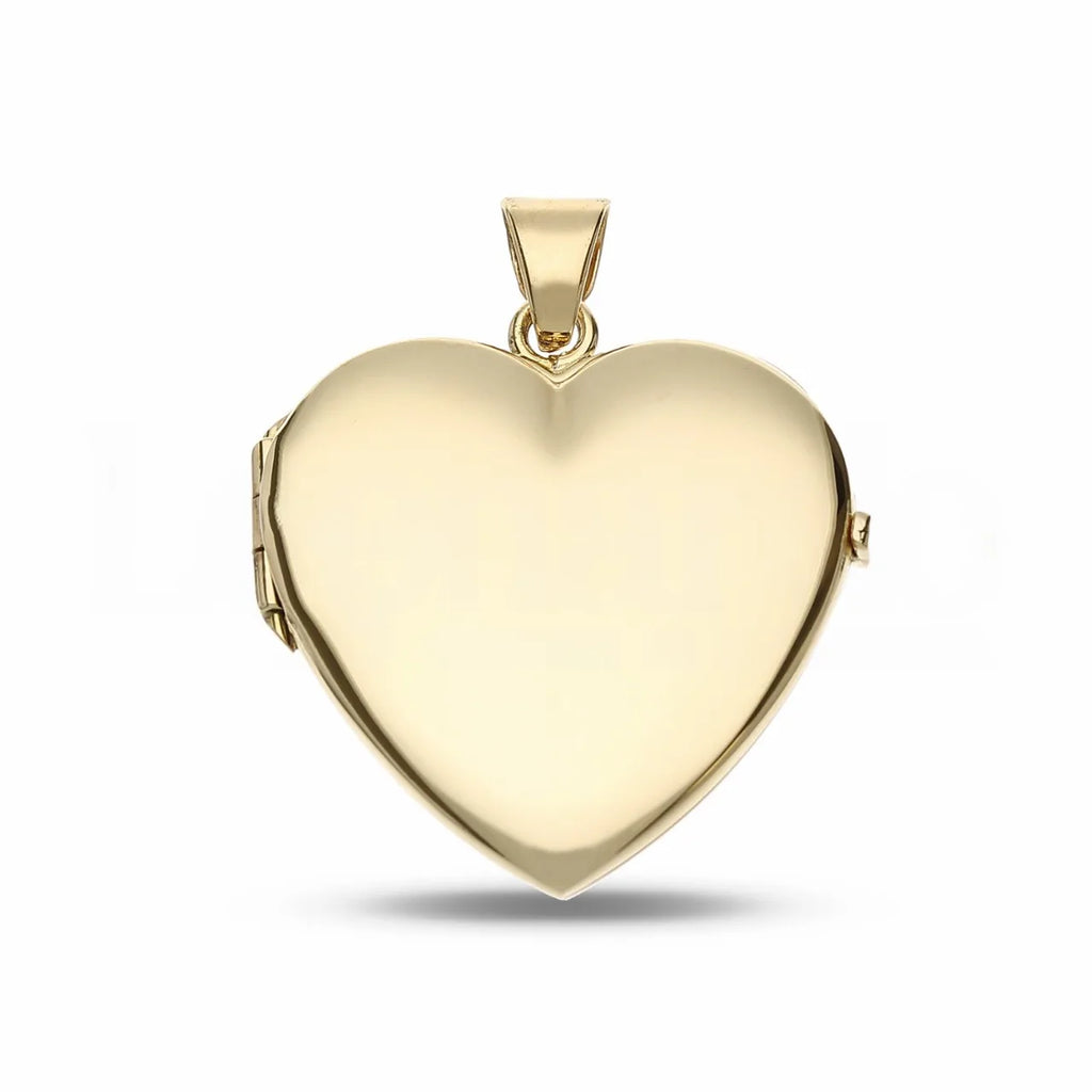 Pendente cuore portafoto in oro giallo 18 kt