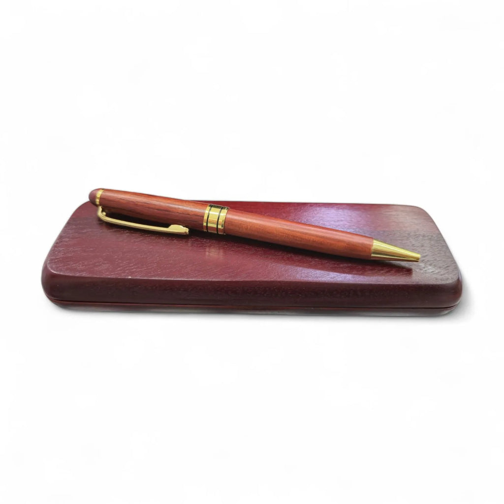 Faber-Castell Stift- und Bleistiftset aus braunem Holz