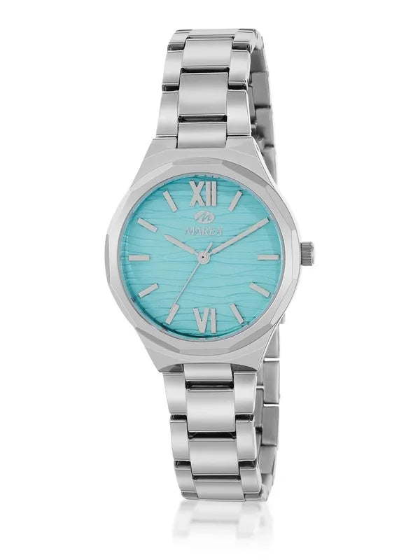 Orologio Marea donna in acciaio con quadrante turchese b54250/2