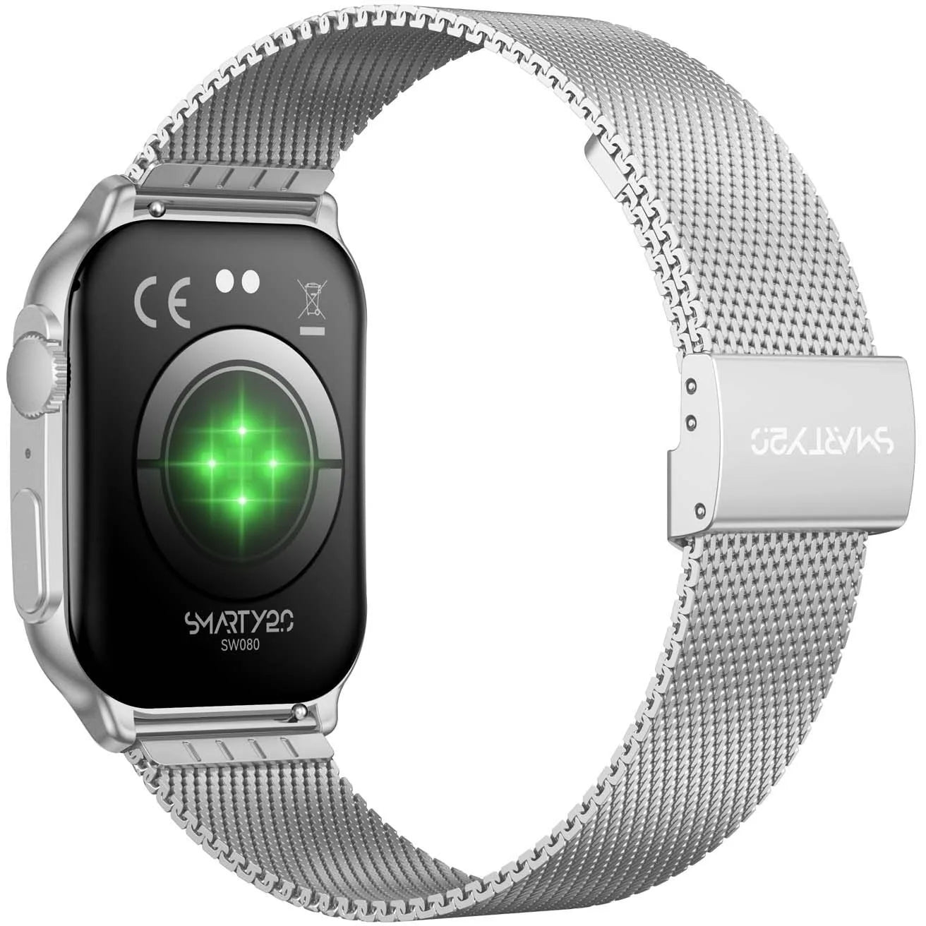 Orologio Smartwatch unisex in acciaio bianco Smarty 2.0 SW080F
