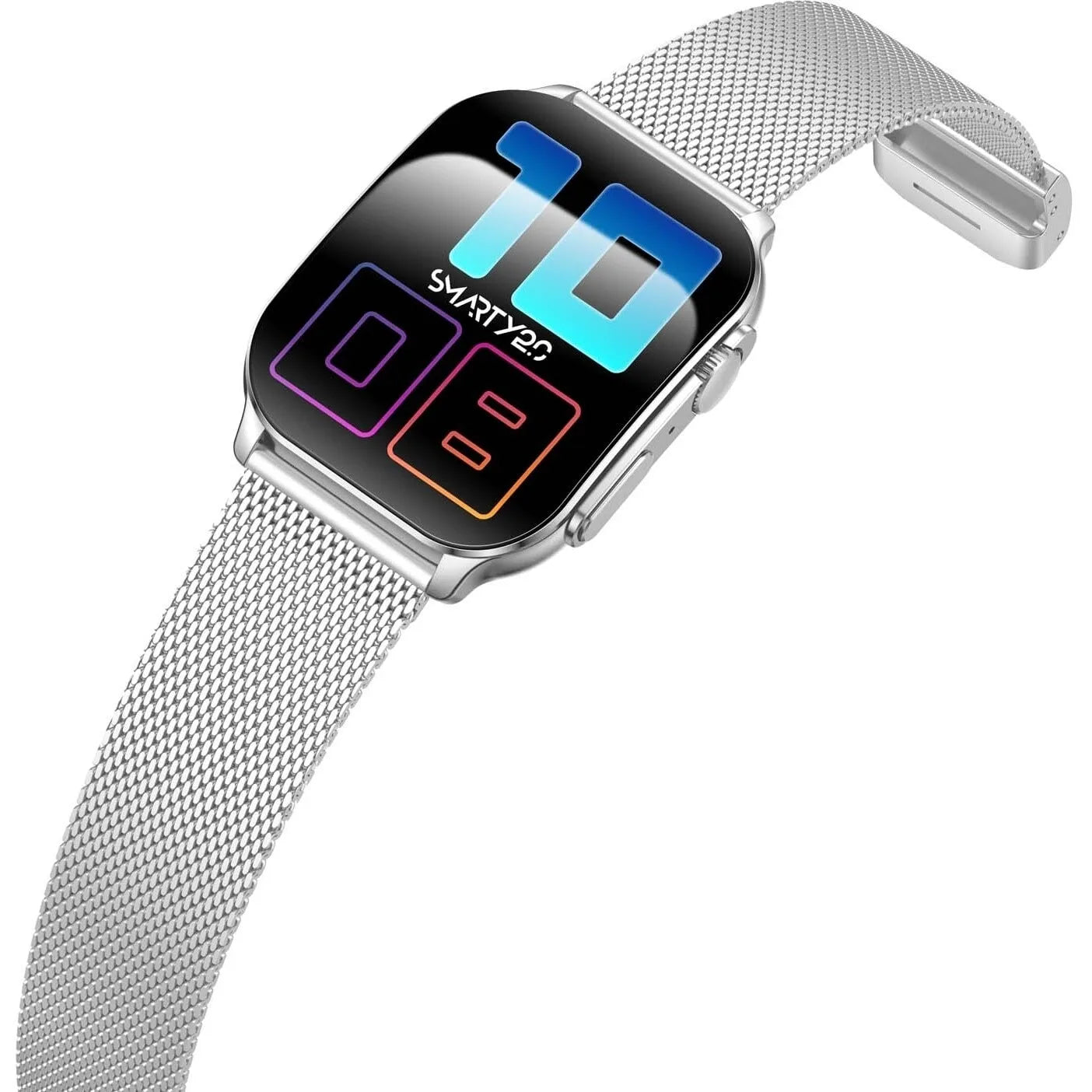Orologio Smartwatch unisex in acciaio bianco Smarty 2.0 SW080F
