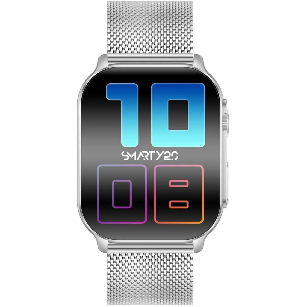 Orologio Smartwatch unisex in acciaio bianco Smarty 2.0 SW080F
