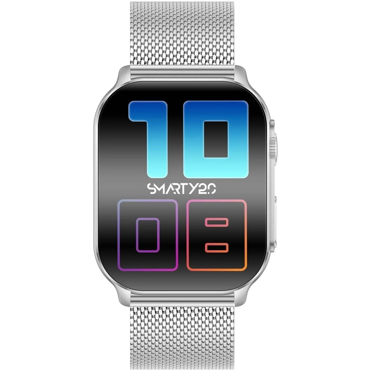 Orologio Smartwatch unisex in acciaio bianco Smarty 2.0 SW080F