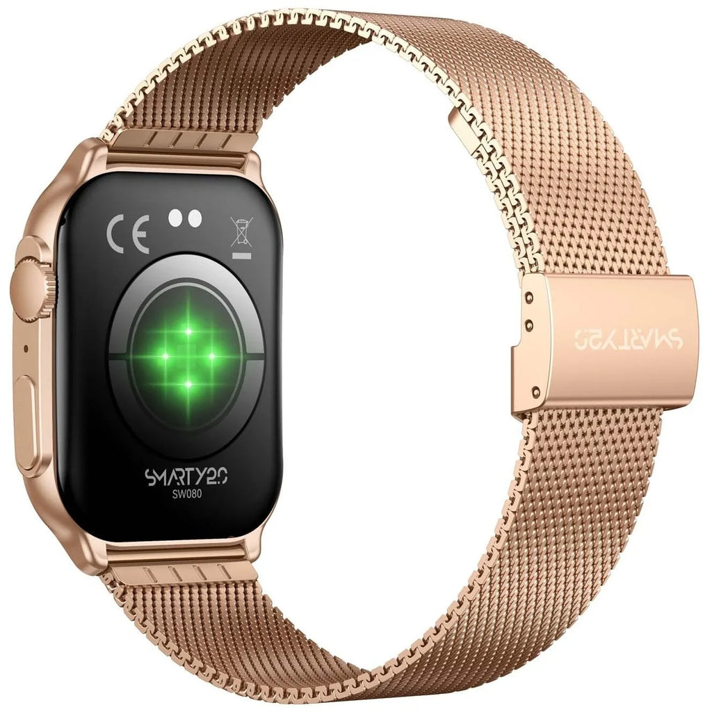Orologio smartwatch unisex Smarty 2.0 in acciaio rosa SW080G