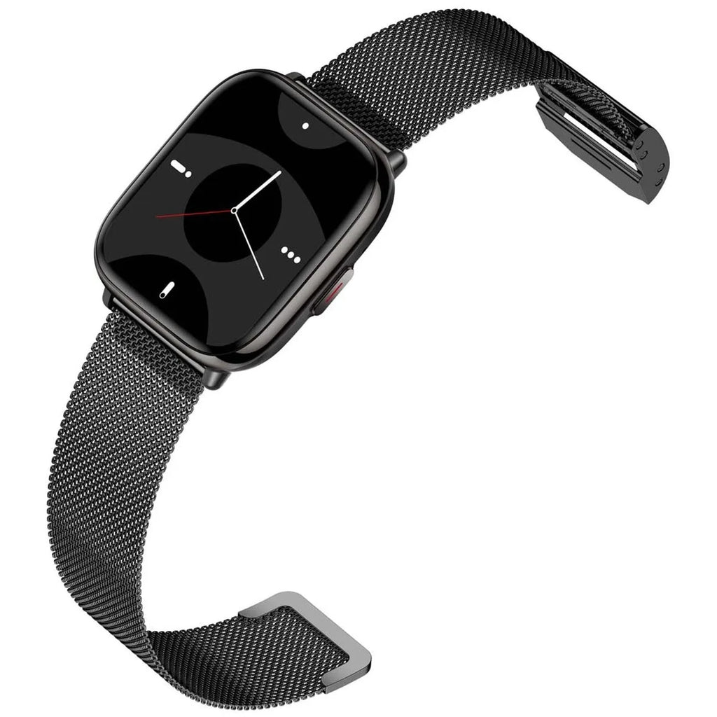 Orologio smartwatch uomo cinturino acciaio nero Smarty 2.0 SW081E
