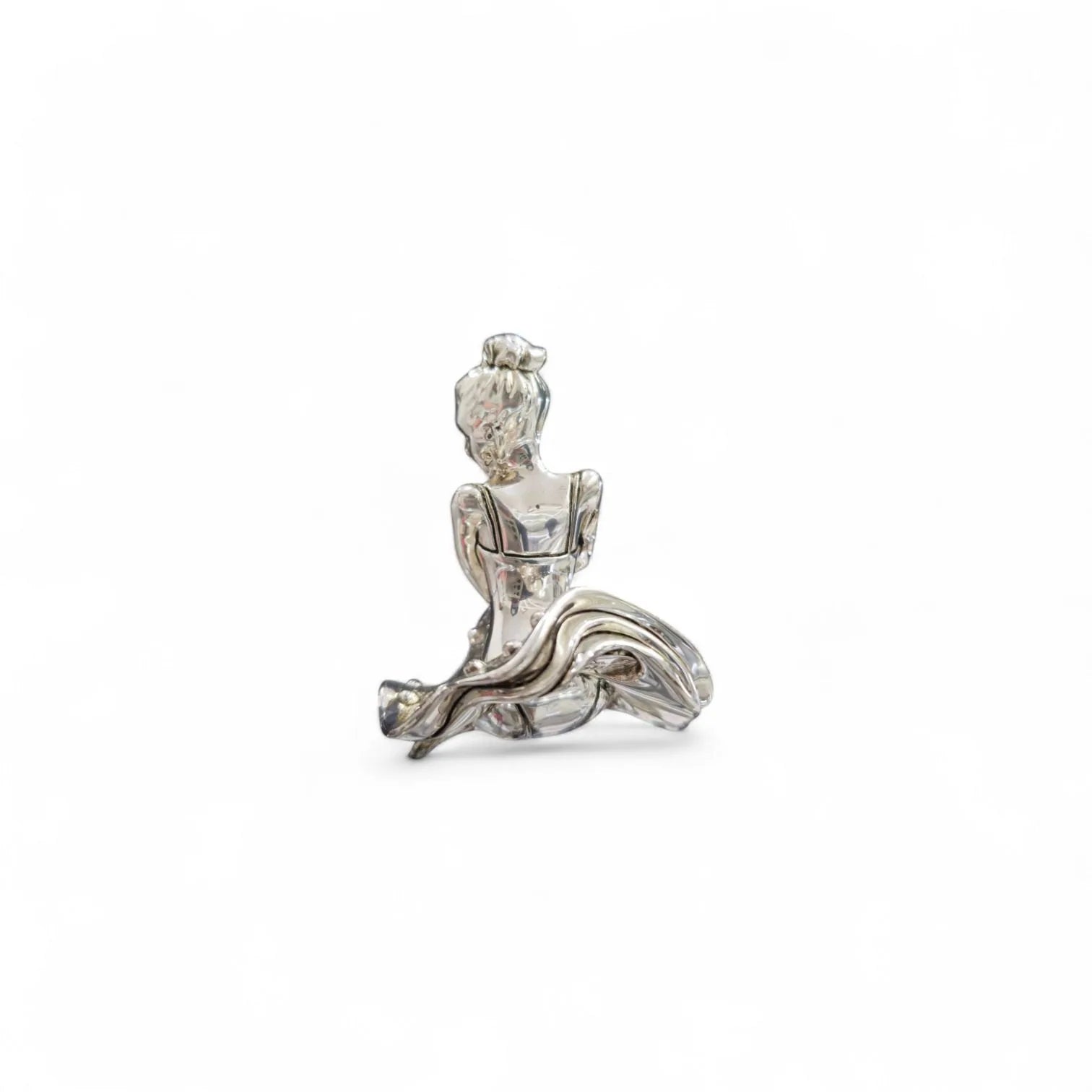 Statuetta ballerina in argento