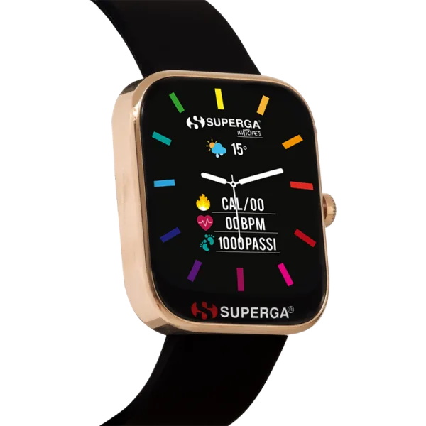 Superga Smartwatch Uniko SWT-STC003 Damenuhr, Doppelarmband