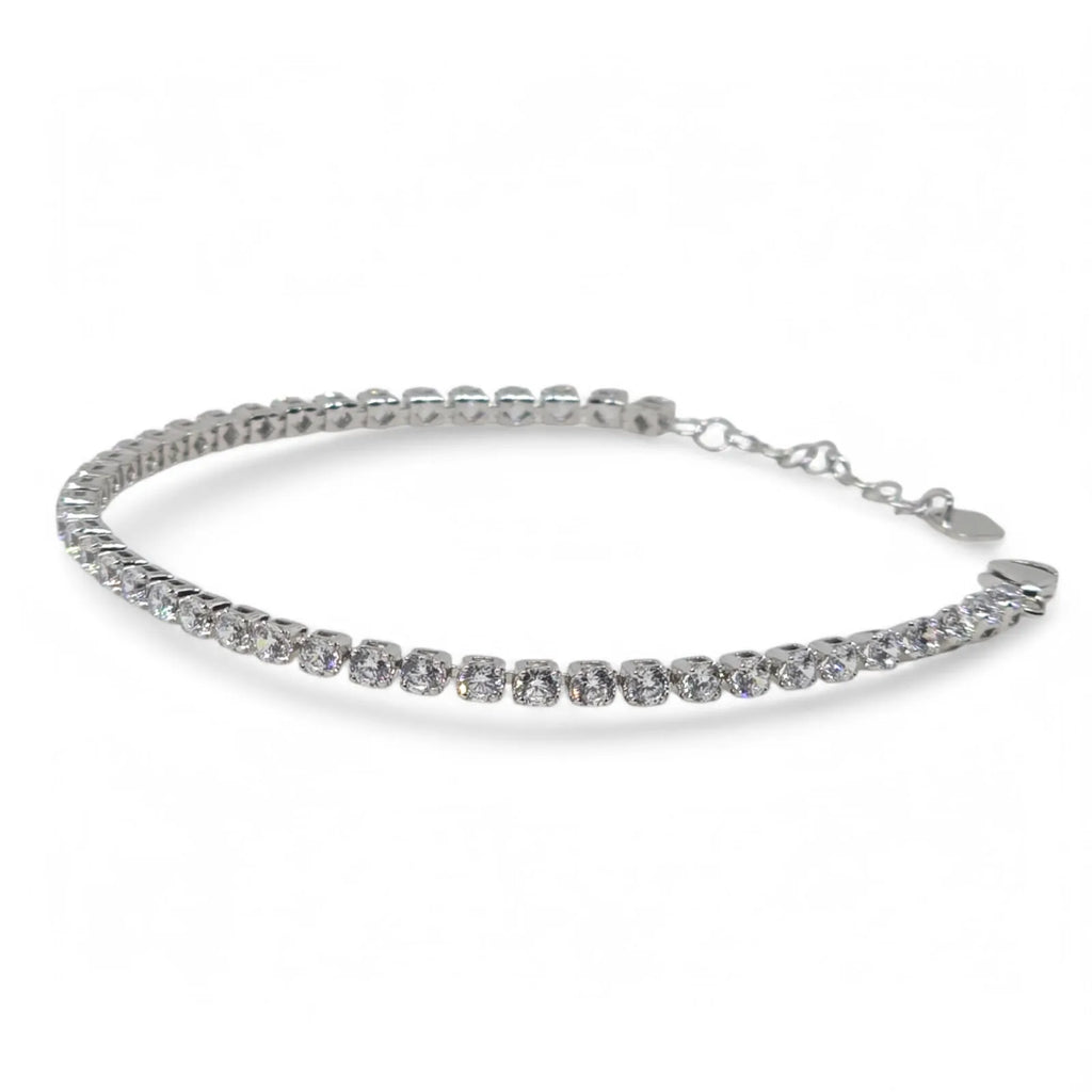Bracciale tennis bambino in oro 9kt con zirconi bianchi Igold