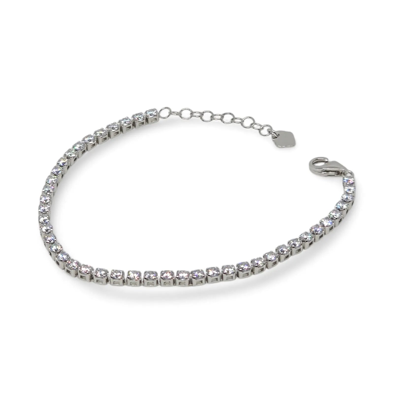 Bracciale tennis bambino in oro 9kt con zirconi bianchi Igold