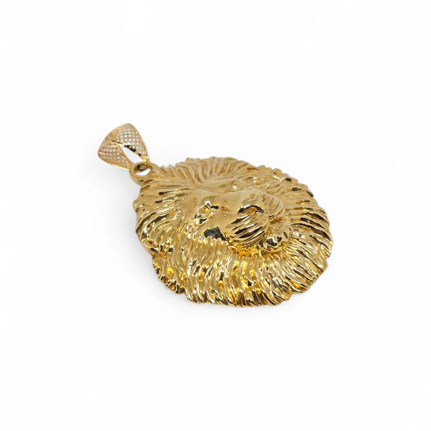 Löwenkopf-Anhänger aus 18 Karat Gelbgold