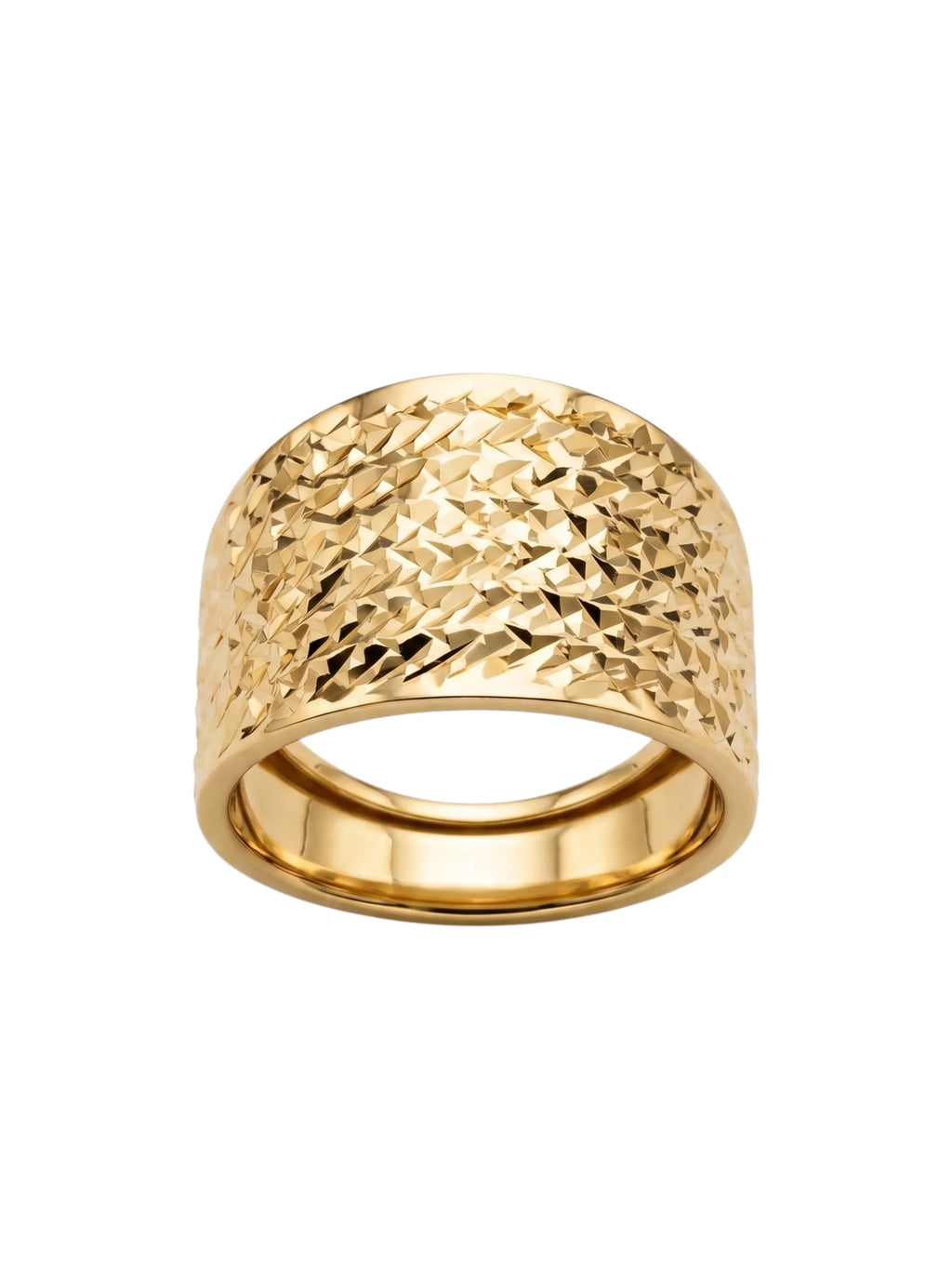 Anello lavorato donna in oro 18kt modello fascia