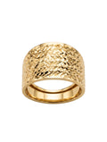 Anello lavorato donna in oro 18kt modello fascia